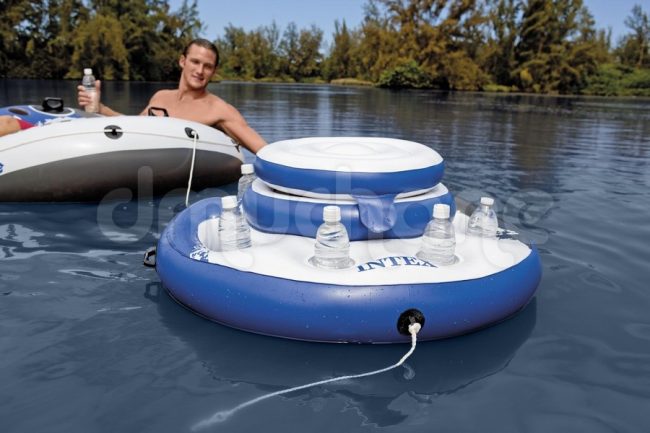 Duża lodówka pływająca do basenu o średnicy 89 cm INTEX 56822 - obrazek 3