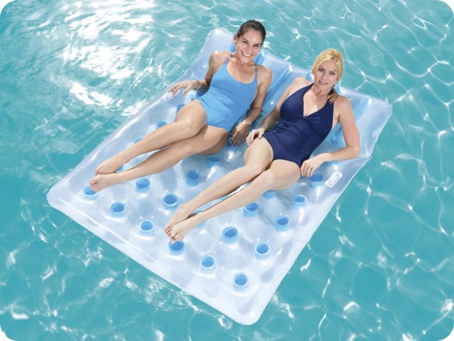 Duży materac plażowy dla 2 os. 193 x 142 cm Bestway 43055 - obrazek 3