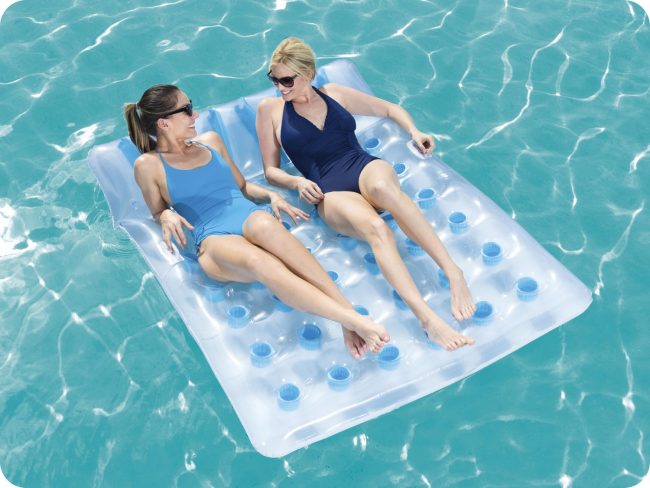 Duży materac plażowy dla 2 os. 193 x 142 cm Bestway 43055 - obrazek 6