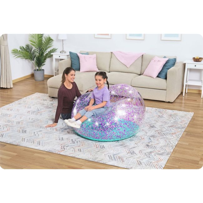 Fotel dmuchany z brokatem Bestway 75115 - obrazek 6