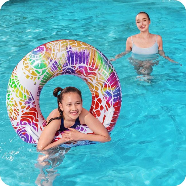 Kółko dla dzieci o średnicy 91 cm 3 kolory Bestway 36084 niebieski - obrazek 6