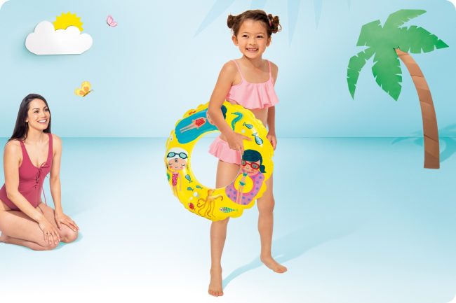 Kółko do pływania średnica 61 cm INTEX 59242 - obrazek 2