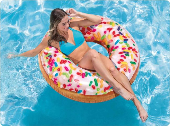 Koło do pływania Donut 99 cm INTEX 56263 - obrazek 2