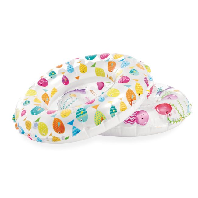 Koło do pływania kolorowe rybki 61 cm INTEX 59241 - obrazek 3