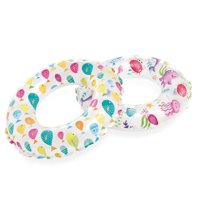 Koło do pływania kolorowe rybki 61 cm INTEX 59241 - obrazek 5