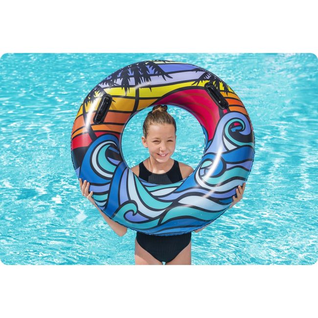 Koło do pływania niebieskie 91 cm Bestway 36350 - obrazek 4