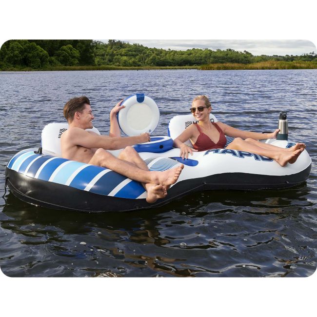 Koło do pływania podwójne materac Rapid Rider Bestway 43113 - obrazek 5