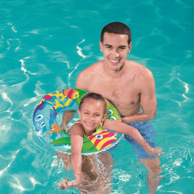 Koło plażowe do pływania dla dzieci 56 cm Bestway 36013 owady - obrazek 6