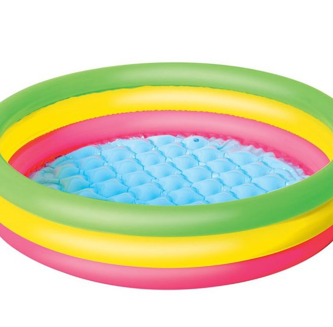Kolorowy basen dmuchany 102 x 25 cm Bestway 51104