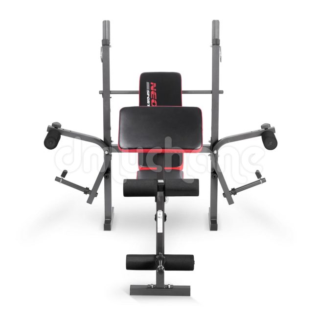 Ławeczka do ćwiczeń pod sztangę + modlitewnik Neo-Sport NS-200 - obrazek 4