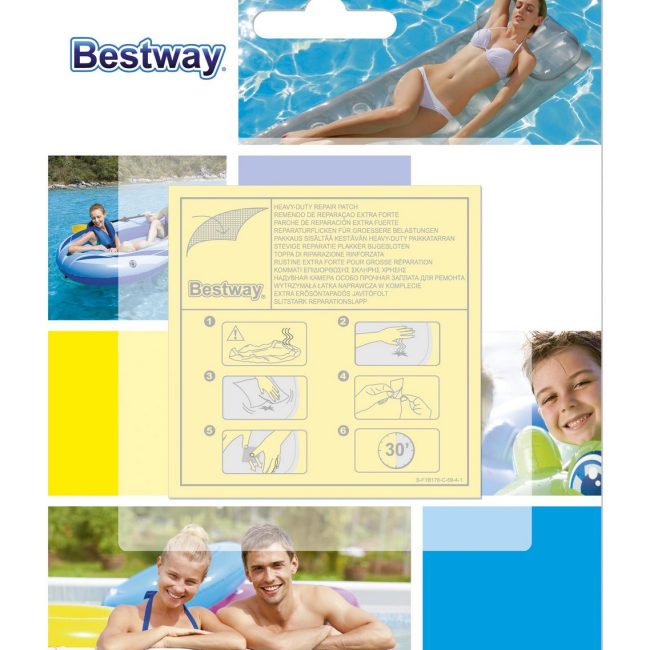 Wodoodporne łatki naprawcze do artykułów dmuchanych Bestway 62091