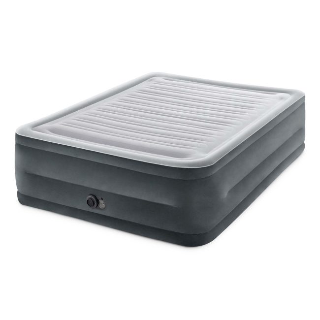 Materac dmuchany 203x152x56cm z wbudowaną pompką elektryczną INTEX 64418ND - obrazek 3