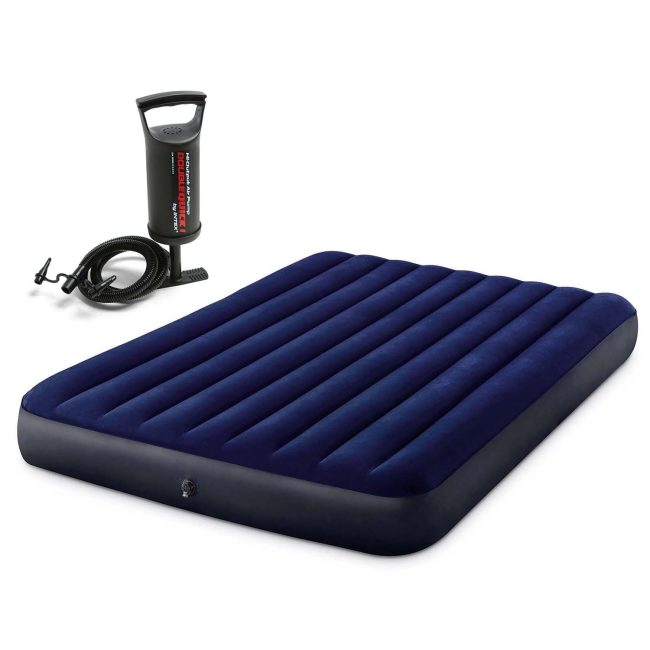 Materac dmuchany 203x152x25 cm z pompką tłokową INTEX 64759 - obrazek 3