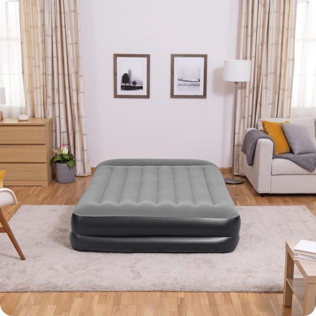 Materac dmuchany 203x152x46 cm z wbudowaną pompką elektryczną Bestway 67403 - obrazek 4