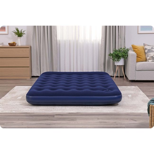 Materac dmuchany 203x152x28 cm z wbudowaną pompką nożną  Bestway 67226 - obrazek 4