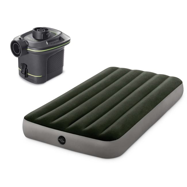 Materac dmuchany 191x99x25 cm z pompką elektryczną INTEX 64777 - obrazek 4