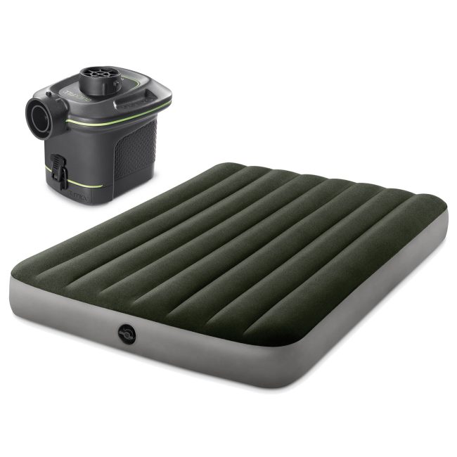 Materac dmuchany 191x137x25 cm z pompką elektryczną INTEX 64778 - obrazek 4