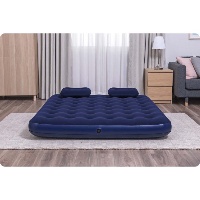 Materac dmuchany 203x152x22 cm z pompką tłokową Bestway 67374 - obrazek 6