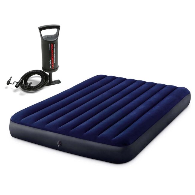 Materac dmuchany 203x152x25 cm z pompką tłokową INTEX 64765 - obrazek 4