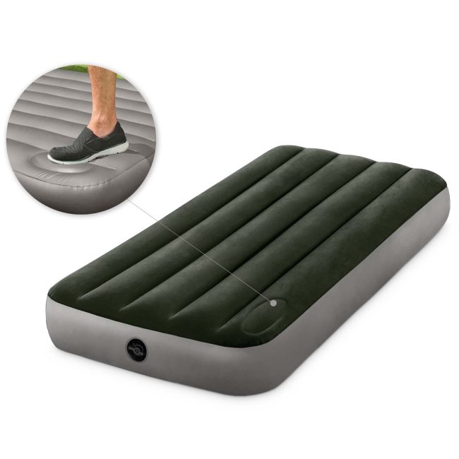 Materac dmuchany 191x79x25 cm z wbudowaną pompką nożną INTEX 64760 - obrazek 3
