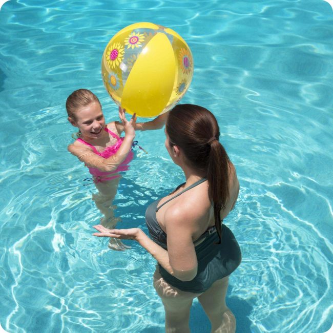 Piłka plażowa 51 cm żółta Bestway 31036 - obrazek 3
