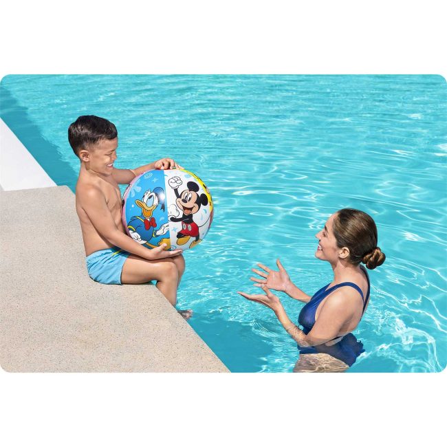 Piłka plażowa dla dzieci 51 cm Mickey i Przyjaciele Bestway 91098 - obrazek 5