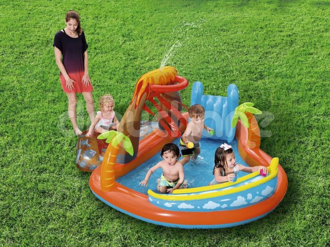 Plac zabaw dmuchany Lava Lagoon 265 x 265 x 104 cm Bestway 53069 - obrazek 3