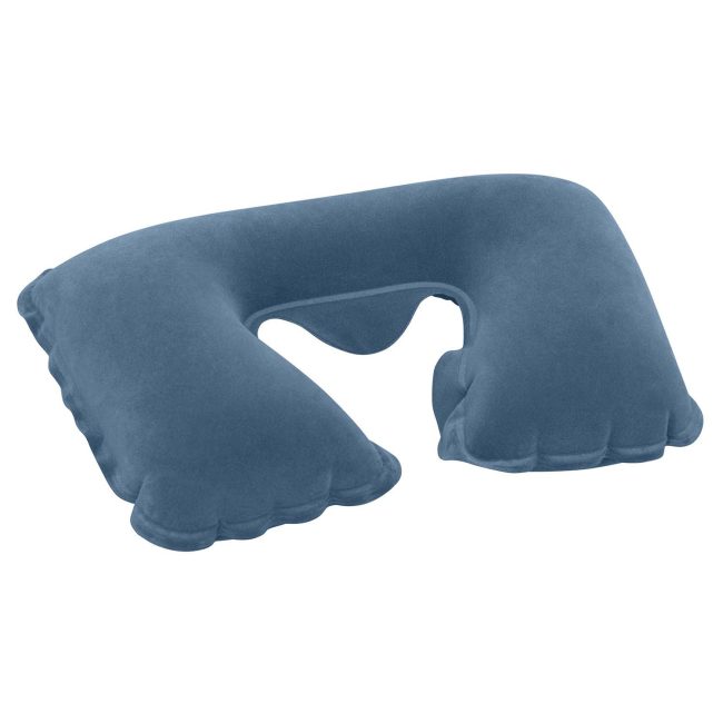 Poduszka podróżna flokowana rogal 2 kolory 46 x 28 cm Bestway 67006 niebieski - obrazek 5