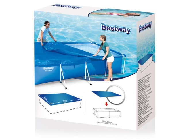 Pokrywa do basenu stelażowego 300 x 201 cm Bestway 58106 - obrazek 4