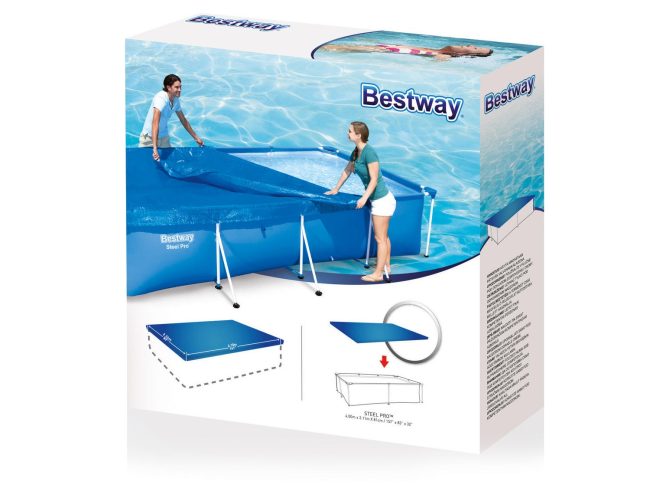 Pokrywa do basenu stelażowego 400 x 211 cm Bestway 58107 - obrazek 4