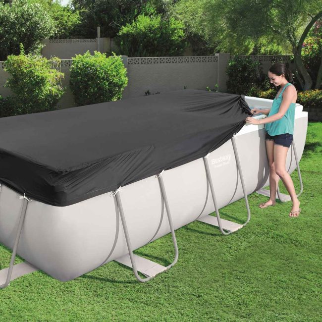 Pokrywa do basenu stelażowego 396 x 172 cm Bestway 58232 - obrazek 3