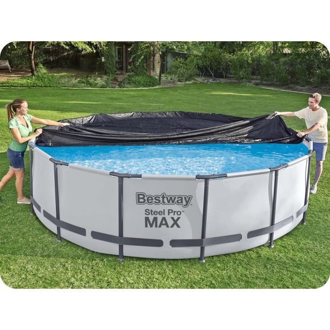 Pokrywa do basenu stelażowego 366 cm Bestway 58037 - obrazek 4