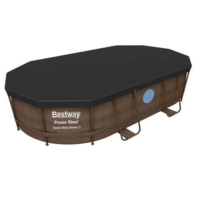 Pokrywa do basenu stelażowego owalnego 427 x 250 x 100 cm Bestway 58425 - obrazek 5