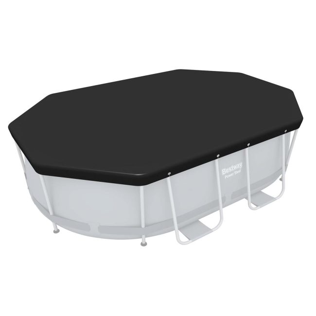 Pokrywa do basenu stelażowego owalnego 300 x 200 x 84 cm Bestway 58424 - obrazek 4