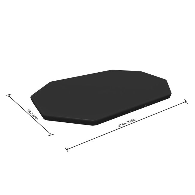Pokrywa do basenu stelażowego owalnego 300 x 200 x 84 cm Bestway 58424 - obrazek 6