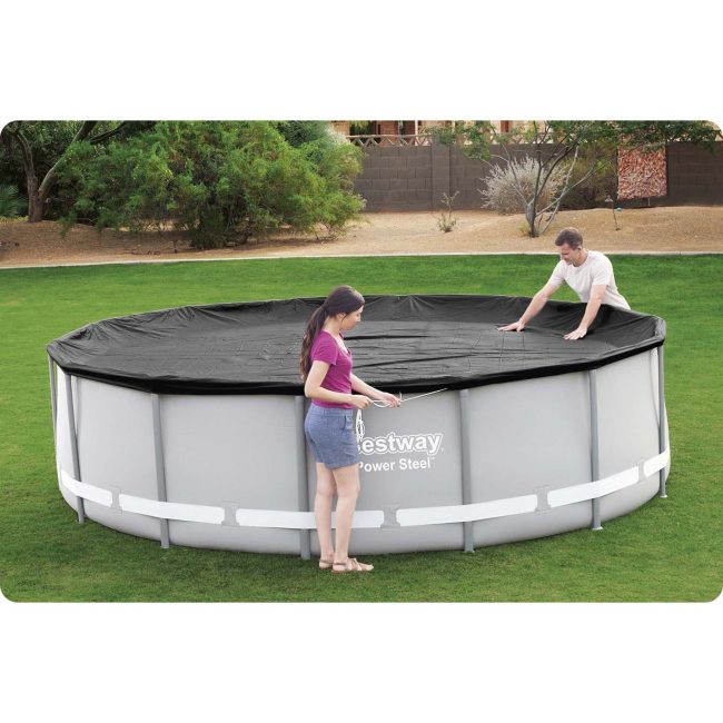 Pokrywa do basenu stelażowego 427 cm Bestway 58248 - obrazek 6