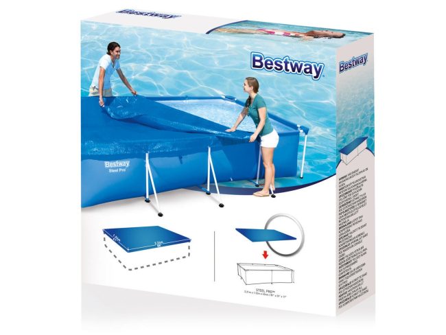 Pokrywa prostokątna 224 x 154 cm Bestway 58103 - obrazek 4