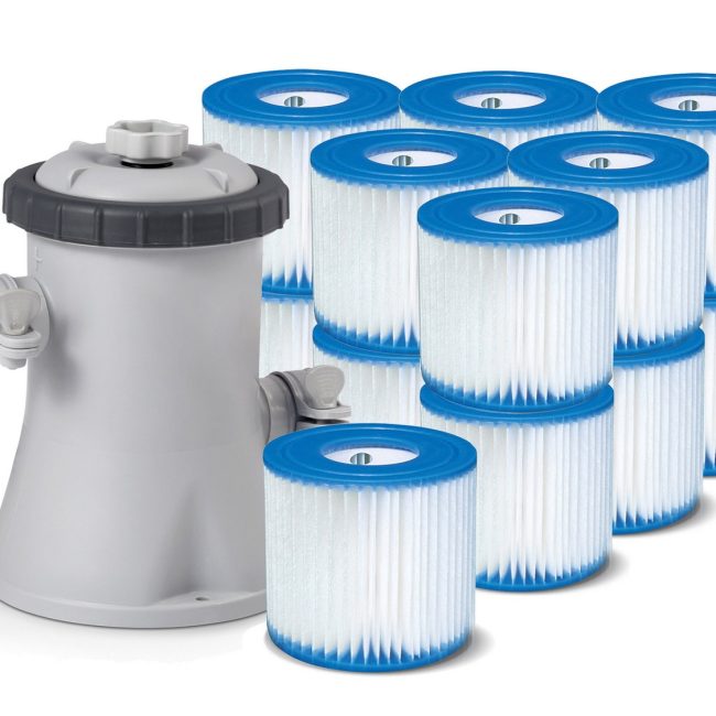 Pompa filtrująca do basenów 1250L/h INTEX 28602 / 29007 + 13 filtrów!