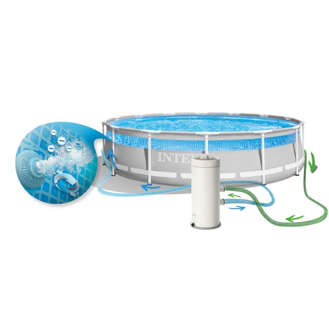 Pompa filtrująca do basenów ogrodowych 3785 l/h INTEX 26638 - obrazek 5