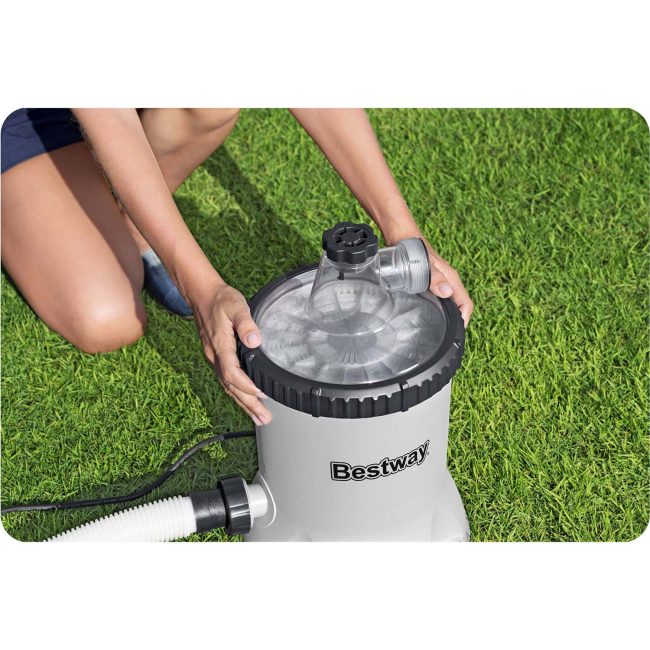 Pompa filtrująca do basenu 5678 l/h + kulki filtrujące Bestway 58870 - obrazek 5