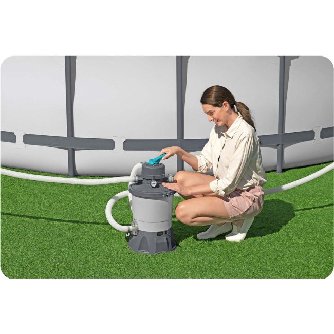 Pompa piaskowa 3596 l/h + piasek 25kg Bestway 58515 - obrazek 5