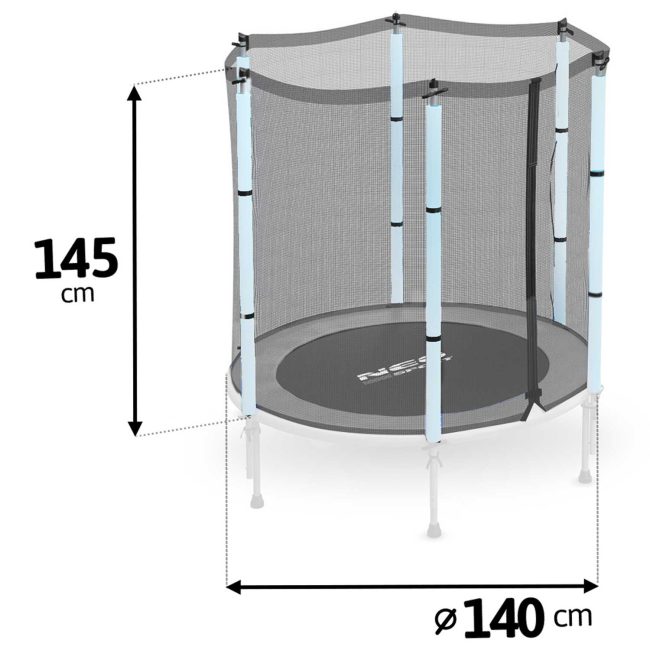Siatka zewnetrzna do trampoliny 140cm 4,5ft Neo-sport - obrazek 3