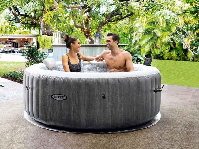 Dmuchane SPA z hydromasażem 196 x 71 cm 4 os. INTEX 28440 - obrazek 3