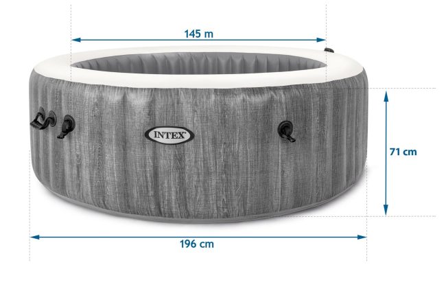Dmuchane SPA z hydromasażem 196 x 71 cm 4 os. INTEX 28440 - obrazek 5