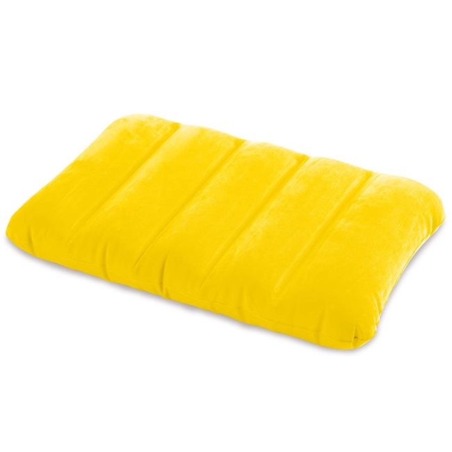 Super poduszka dmuchana 43 x 28 x 9 cm INTEX 68676 pomarańczowy - obrazek 3