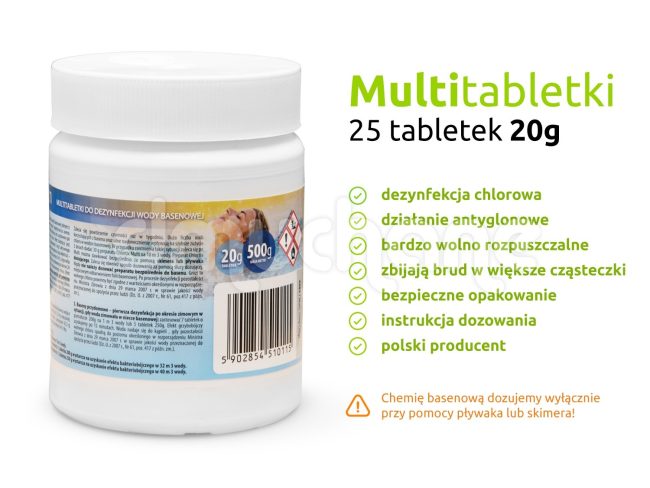 Tabletki Multifunkcyjne 25 x 20g - 0,5kg - obrazek 2