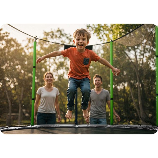 Trampolina ogrodowa dla dzieci 140 cm 4,5ft Neo-Sport - obrazek 5