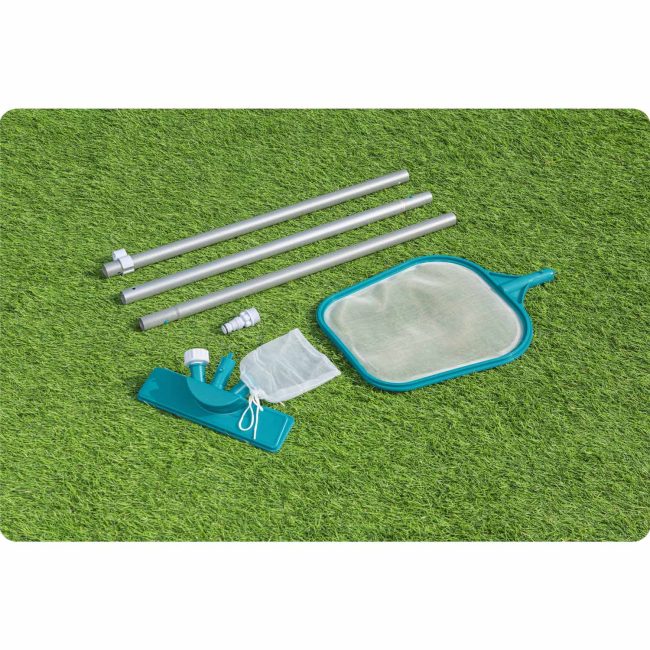 Zestaw do czyszczenia basenu kij 167cm + odkurzacz + siatka Bestway 58013 - obrazek 5